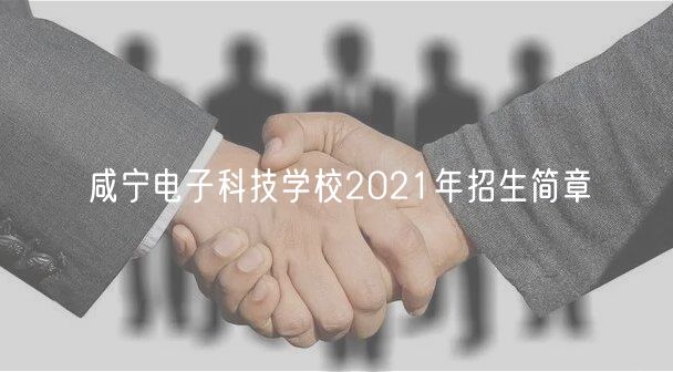 咸宁电子科技学校2021年招生简章