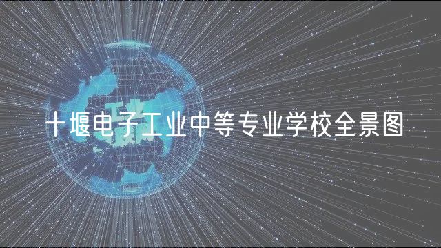 十堰电子工业中等专业学校全景图