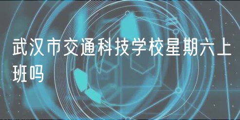 武汉市交通科技学校星期六上班吗