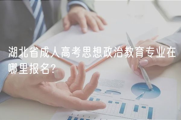 湖北省成人高考思想政治教育专业在哪里报名？