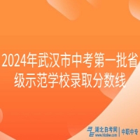 2024年武汉市中考第一批省级示范学校录取分数线