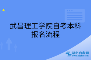 武昌理工学院自考本科报名流程