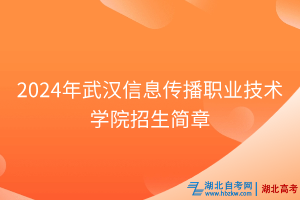 2024年武汉信息传播职业技术学院招生简章