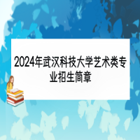 2024年武汉科技大学艺术类专业招生简章