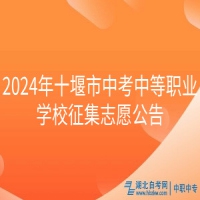 2024年十堰市中考中等职业学校征集志愿公告