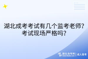 湖北成考考试有几个监考老师？考试现场严格吗？