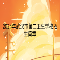 2024年武汉市第二卫生学校招生简章