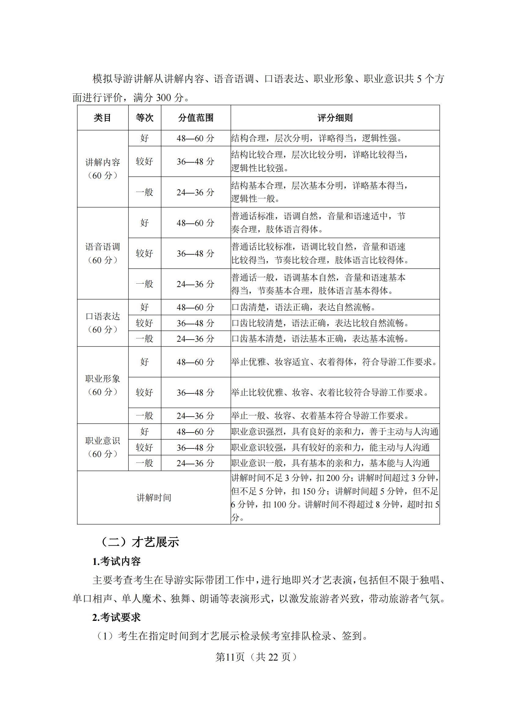 8-2025年湖北省技能高考技能考试大纲（旅游类）_10