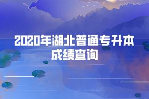 2020年文华学院普通专升本考试成绩查询入口