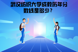 武汉纺织大学成教历年分数线是多少