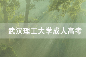 2021年春季武汉理工大学成人高考“优秀学生”及“优秀毕业生”评选工作通知