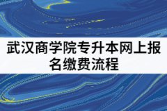 武汉商学院2021年专升本网上报名缴费的具体流程有哪些？