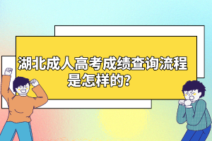 湖北成人高考成绩查询流程是怎样的？